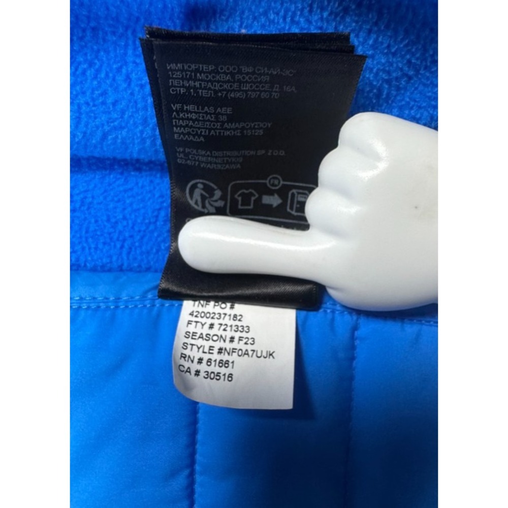The North Face ThermoBall Hybrid Jacket Blue Winter Puffer Mens XL NFOA7UJK - Picture 6 of 9